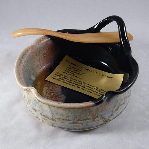 Brie Baker Large 13oz Ceramic/ Pottery Black 