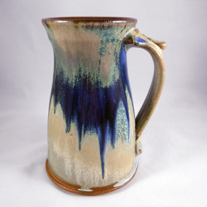 Large Stein Tan Blue