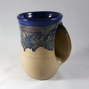 Handwarmer Mug, Right in Cobalt Canyon