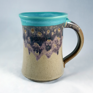 Clay in Motion Large Mug in Island Oasis